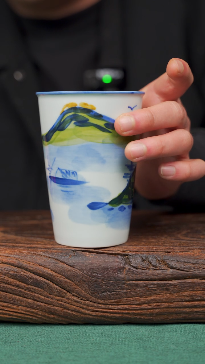 【闪购商品】瓷片104景德镇手绘釉下彩