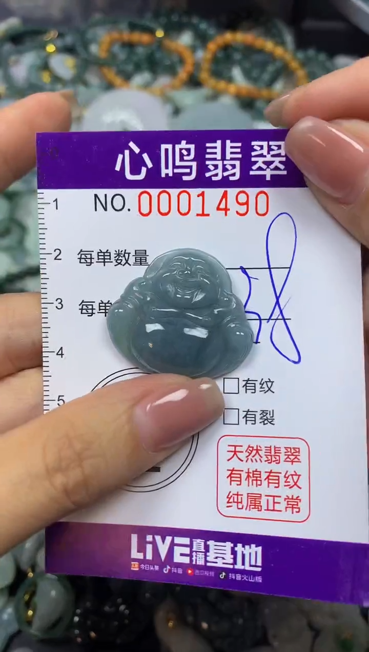 翡翠未镶嵌颈饰闪购001490