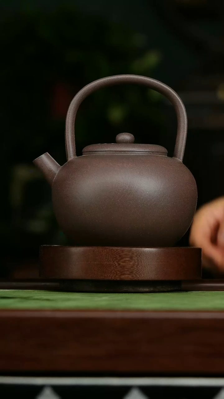 茶壶紫砂b37天青泥提梁