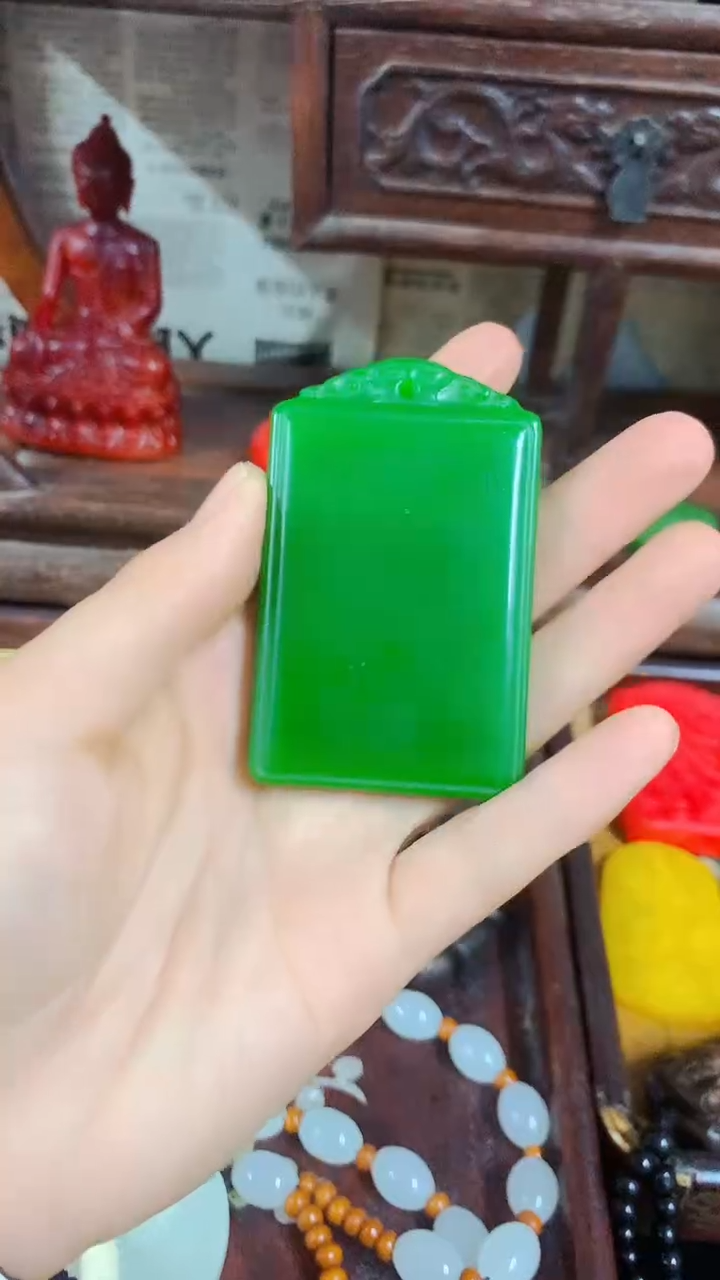 【闪购商品】和田玉（碧玉）颈饰未镶嵌主播推荐主播推荐