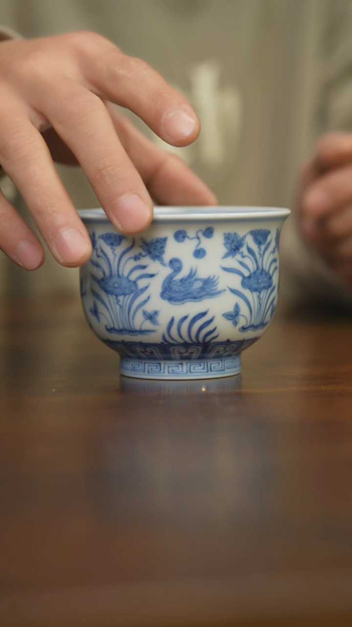 【闪购商品】杯柴窑青花破价福利