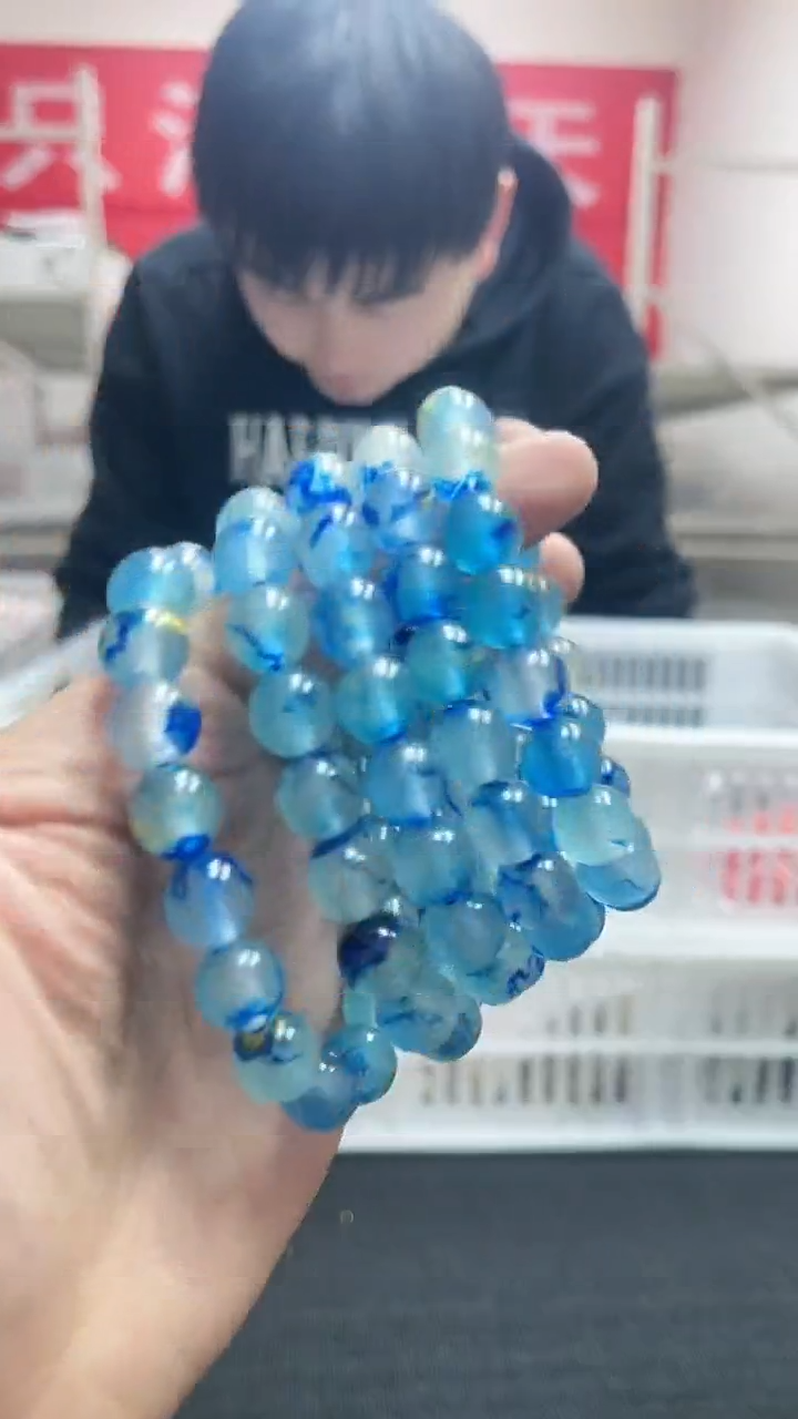 【闪购商品】硅化珊瑚手链未镶嵌精美手串74