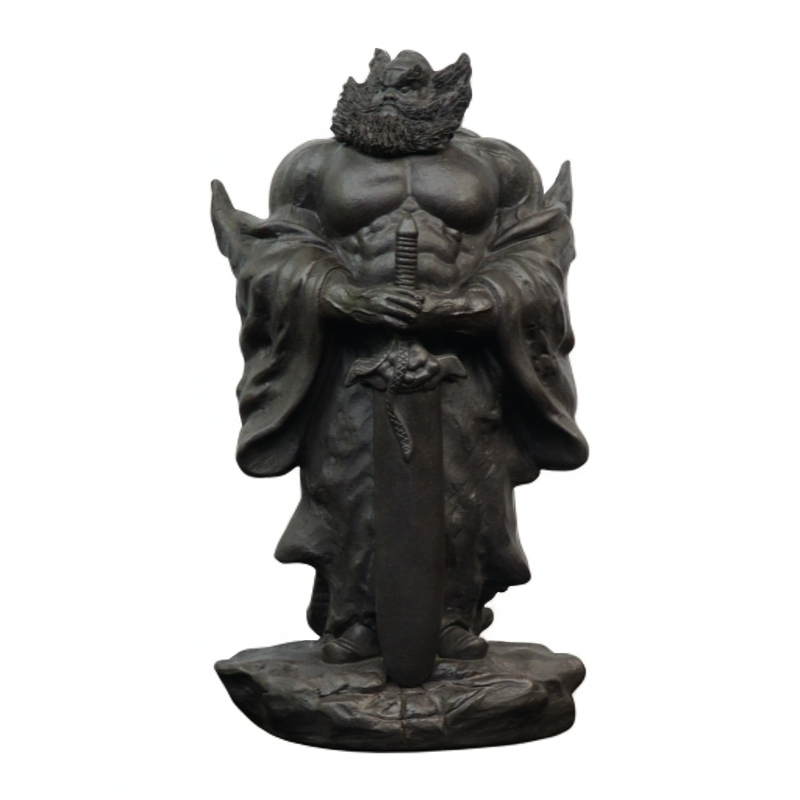 钟馗问天 宜兴摆件