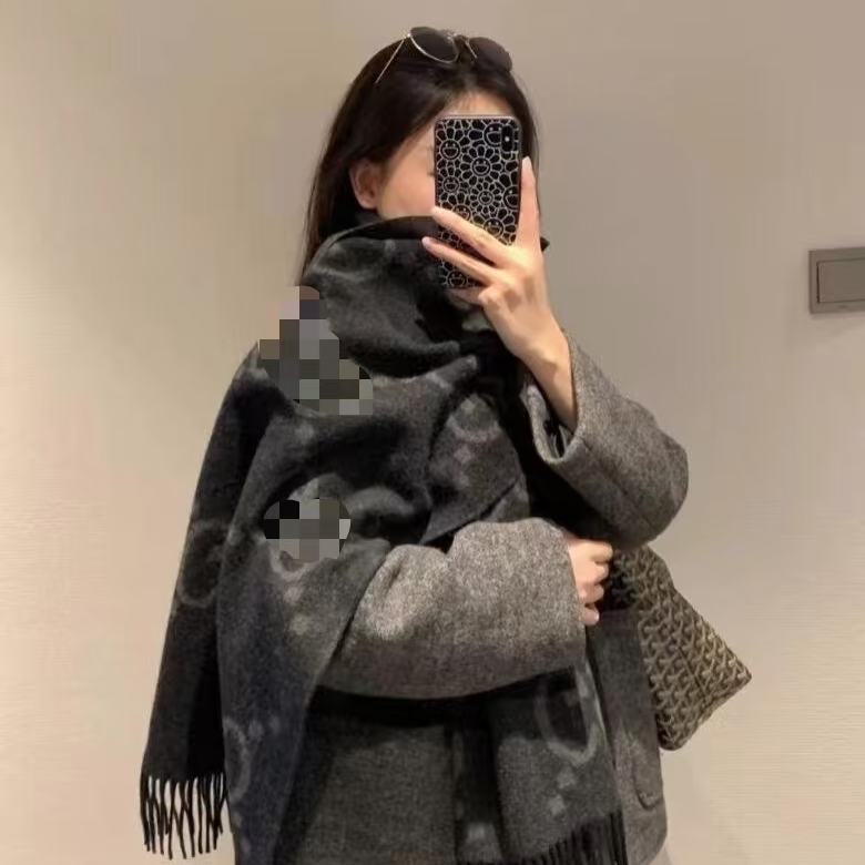 通用轻职风保暖 装饰常规款韩版围巾收纳