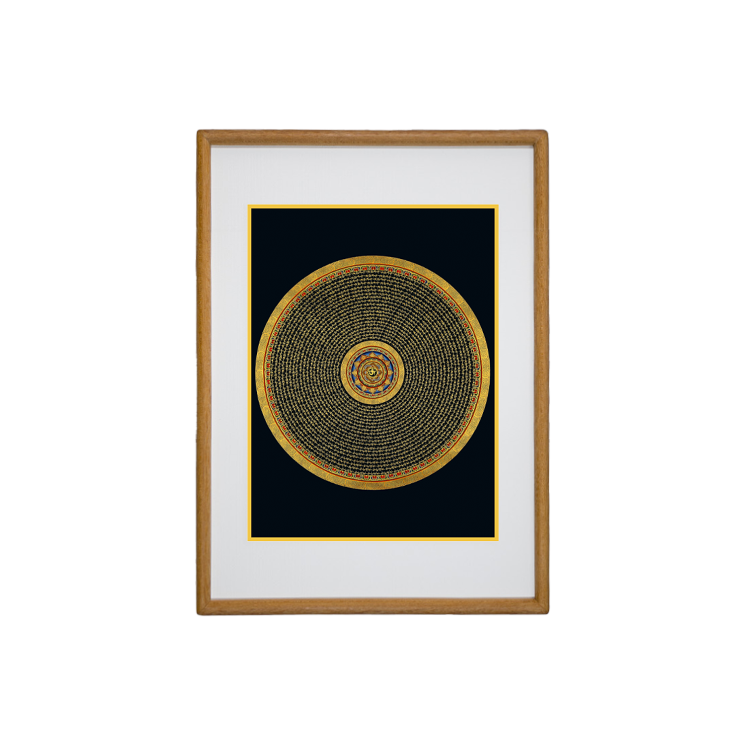 《六字真言》现代装饰餐厅客厅装饰画