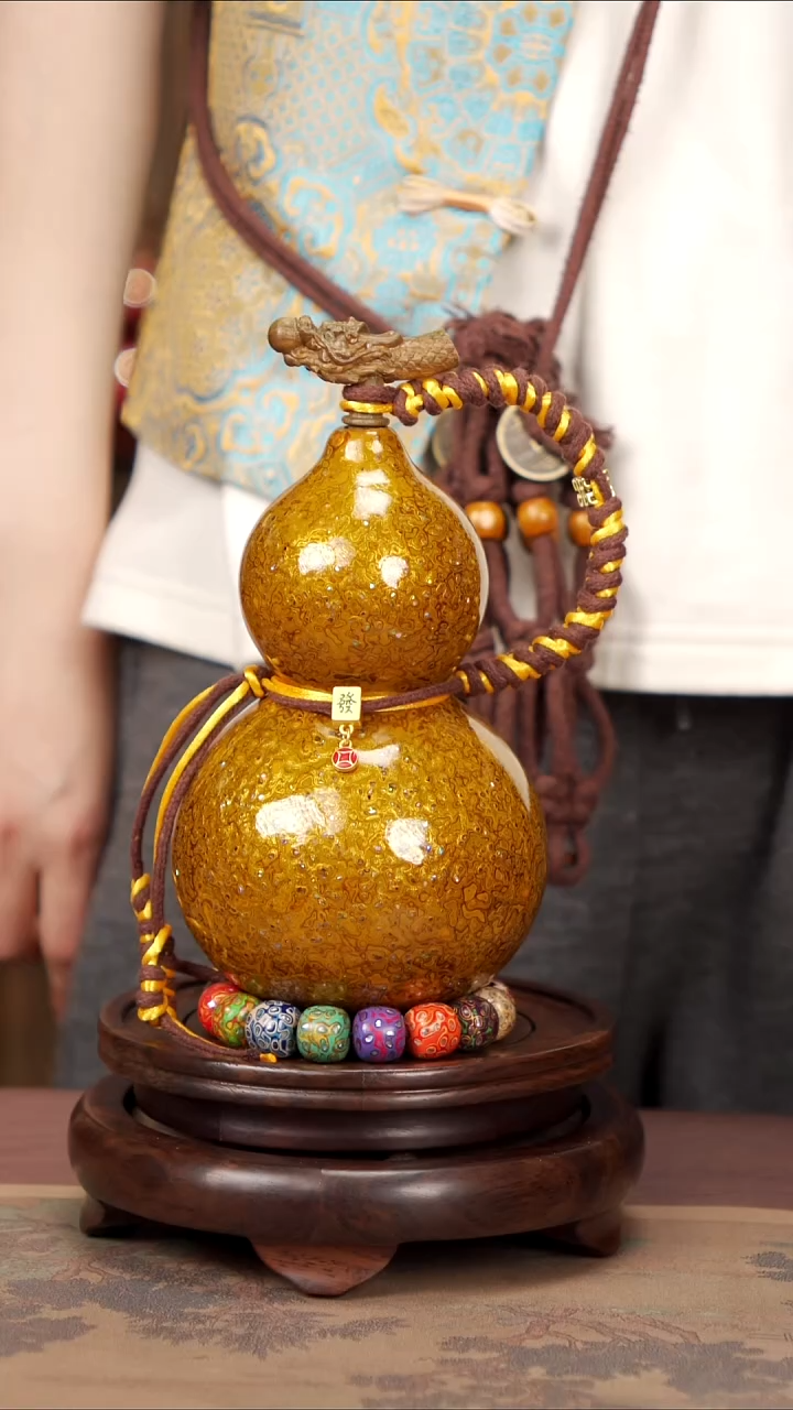 【闪购商品】150易林高端工艺大漆酒葫芦-468