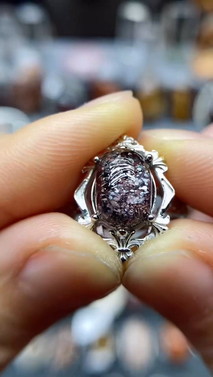 【闪购商品】水晶戒指银S925镶嵌水晶水晶