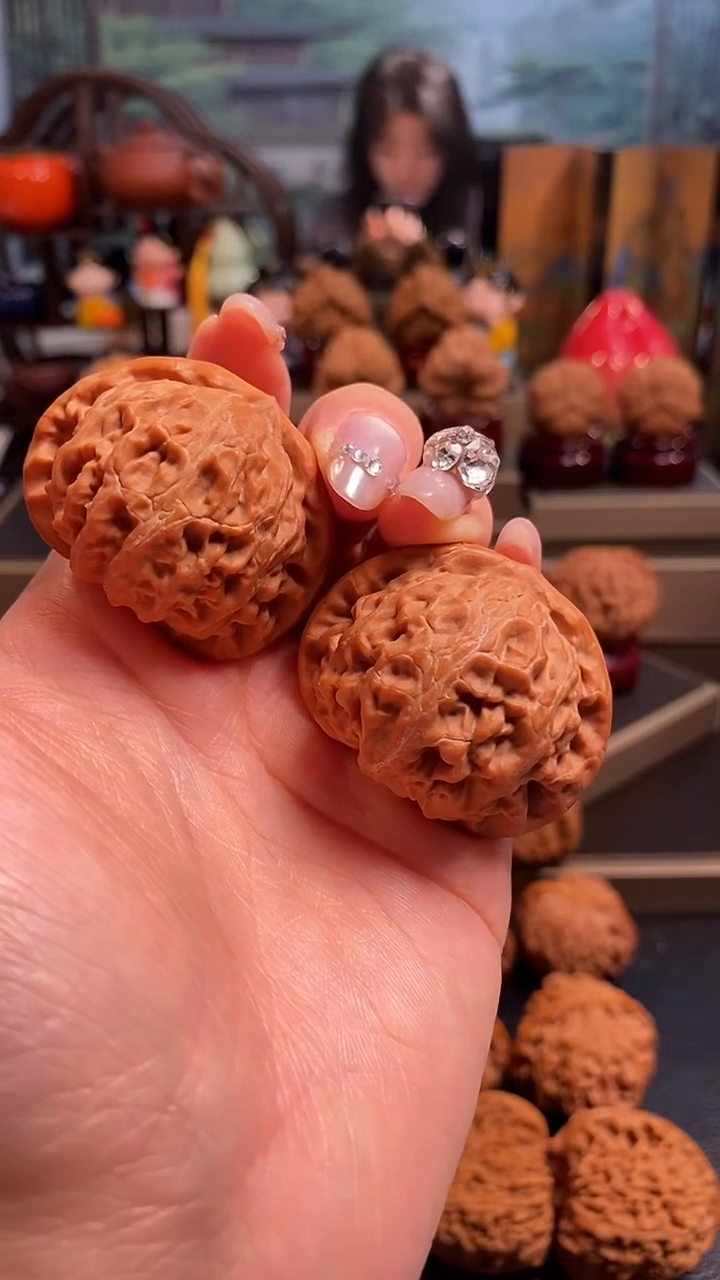 【闪购商品】文玩核桃吊坠K399宫灯41