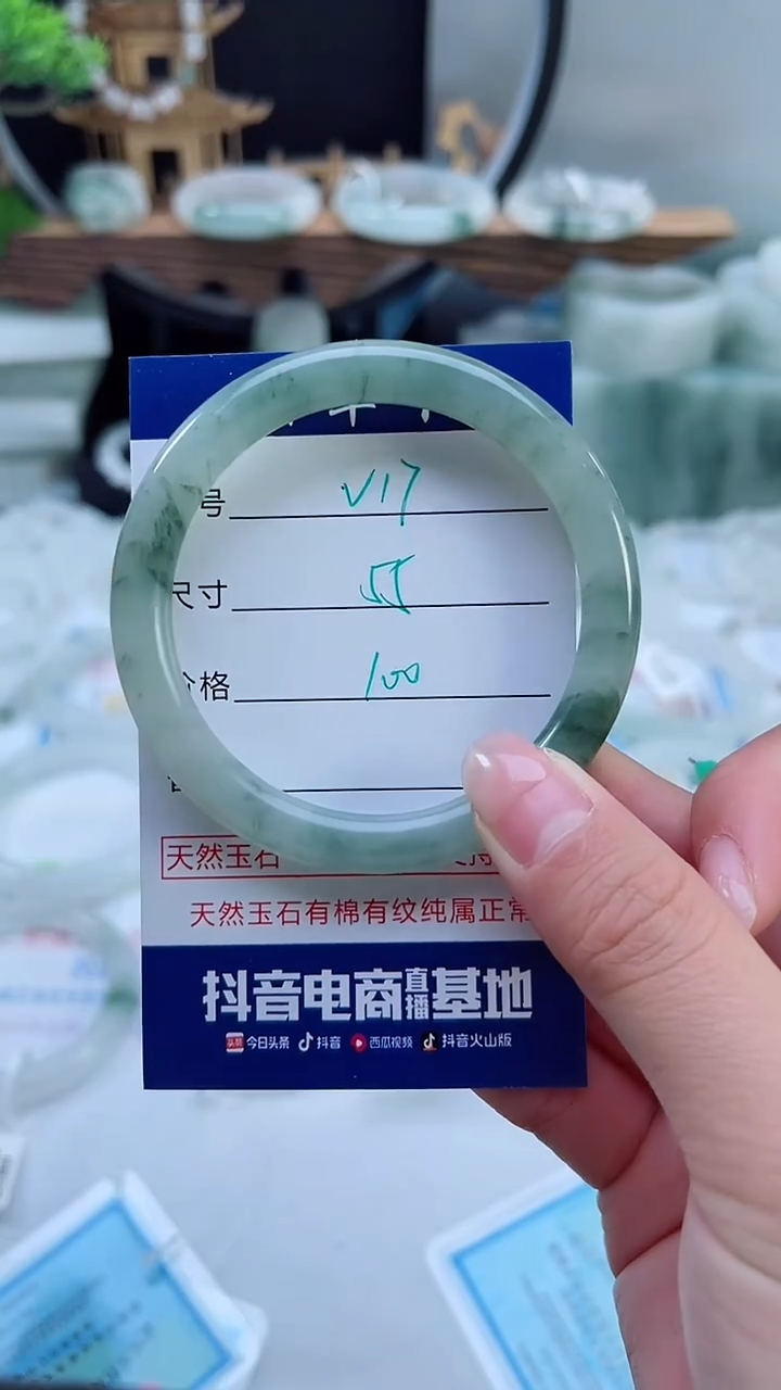 未镶嵌首饰石英质玉（天山翠）17