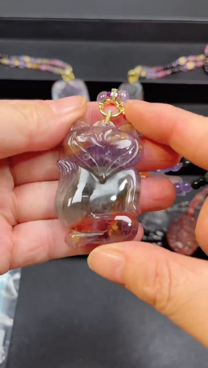 未镶嵌颈饰水晶【百晶灵儿】定制款
