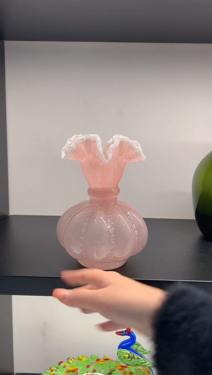 【闪购商品】琉璃粉色小花瓶