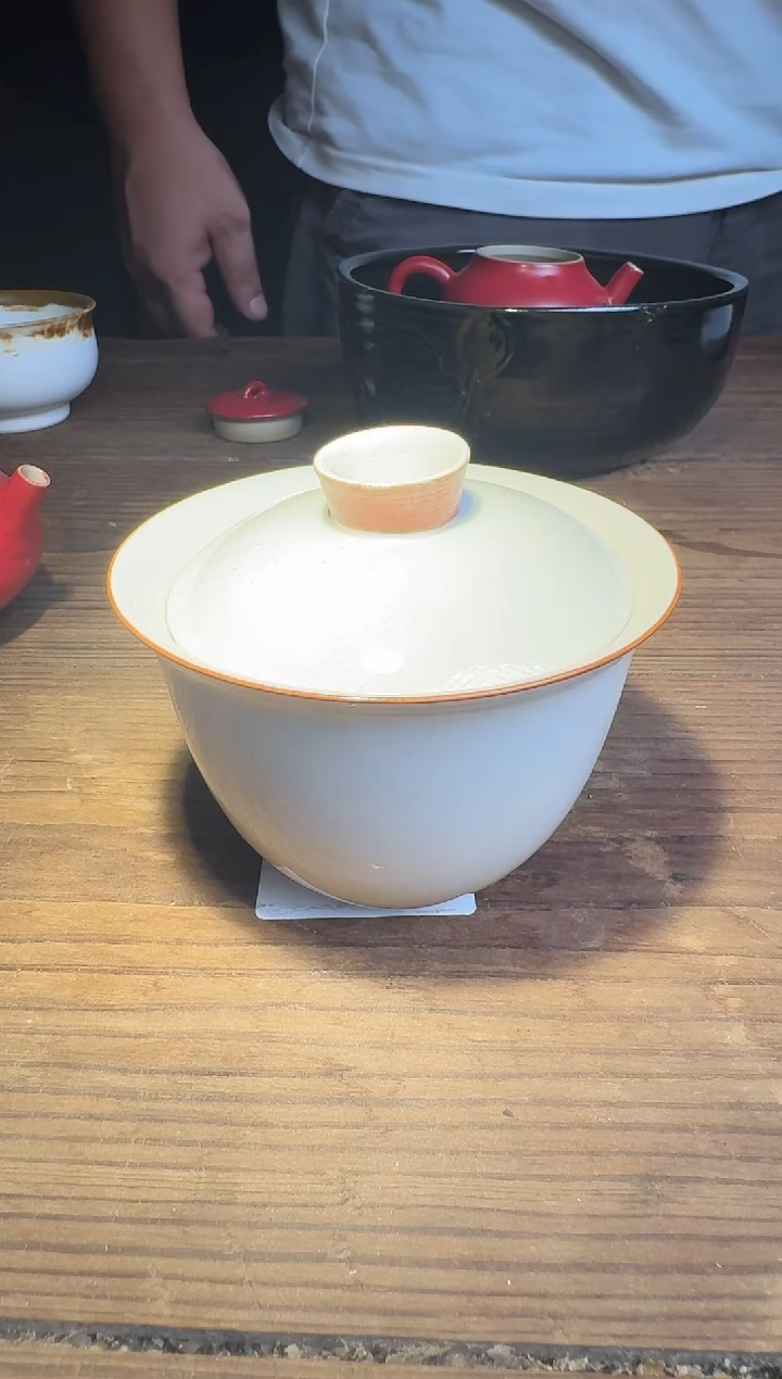 婺州窑龙窑烧制技艺盖碗120ml开播福利