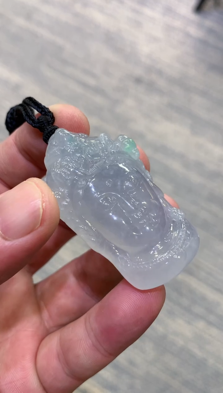 颈饰未镶嵌翡翠天然A货翡翠