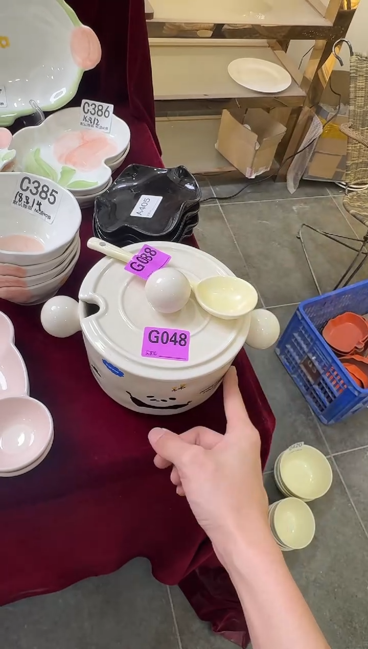 摆件陶G048+G088     陶瓷餐具库存微瑕