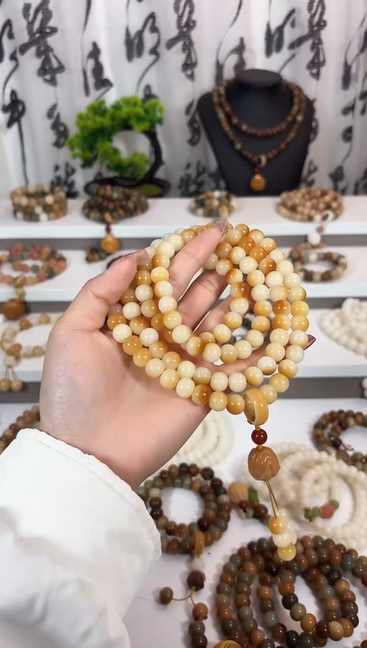 【闪购商品】菩提根/象牙果吊坠炭烧佛手长串