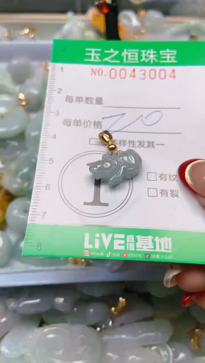 【闪购商品】翡翠颈饰未镶嵌闪购0043004