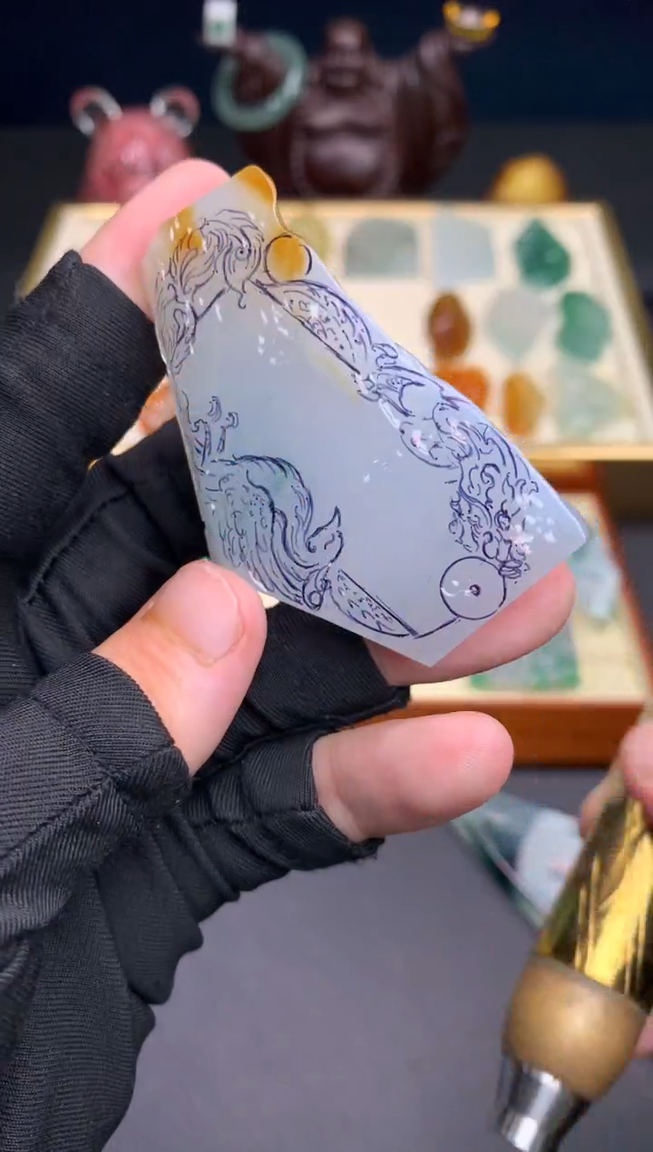 未镶嵌定制翡翠天然翡翠裸石（包工）