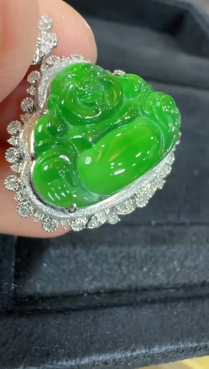 【闪购商品】翡翠吊坠(不含链)18K金镶嵌多样性团购发一件