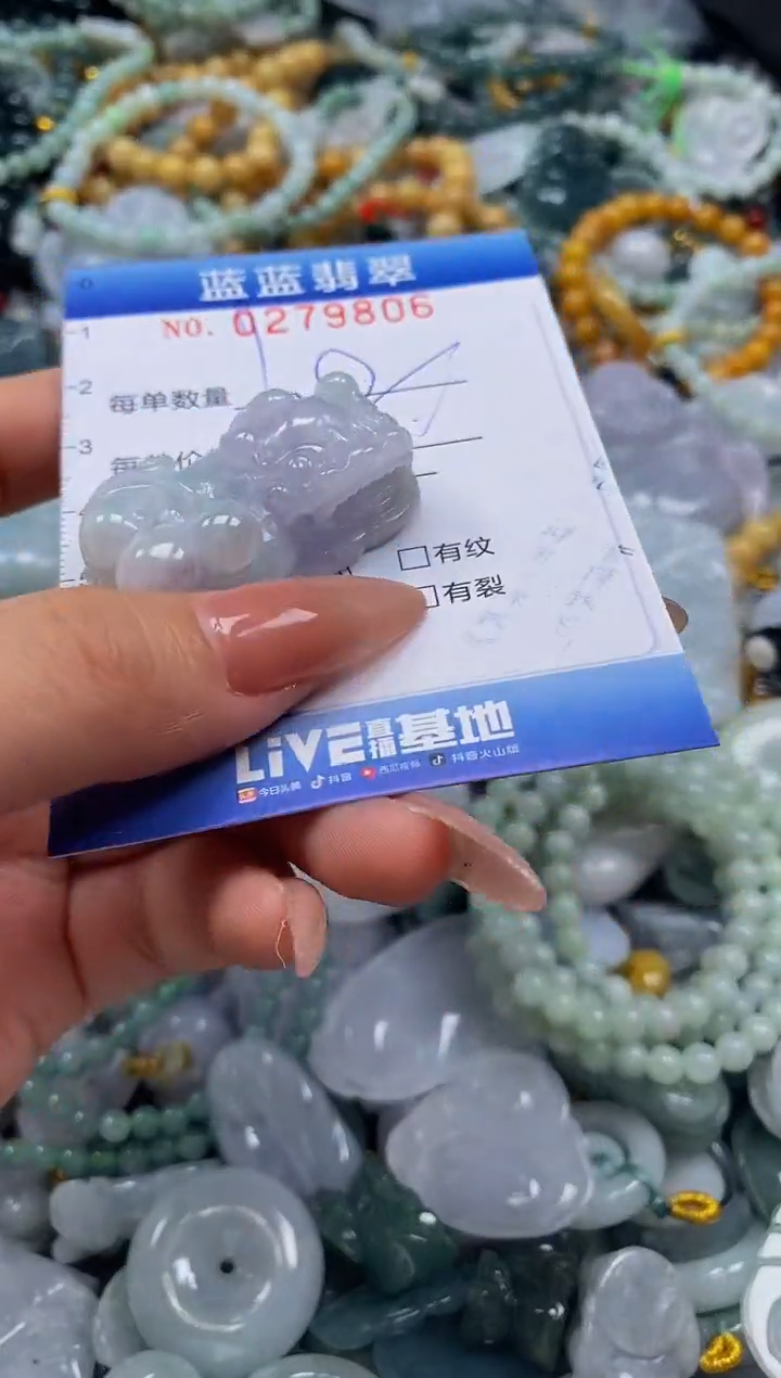 翡翠未镶嵌颈饰闪购0279806