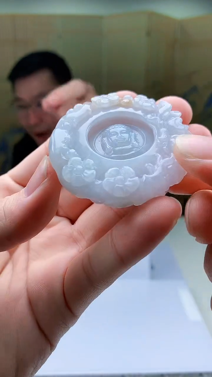 【闪购商品】定制翡翠未镶嵌5152bb-毛货挂件44