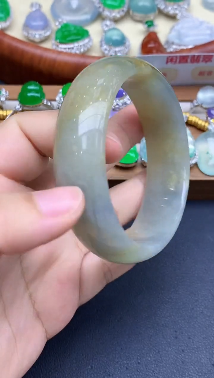 未镶嵌手镯翡翠459-中国好珍宝