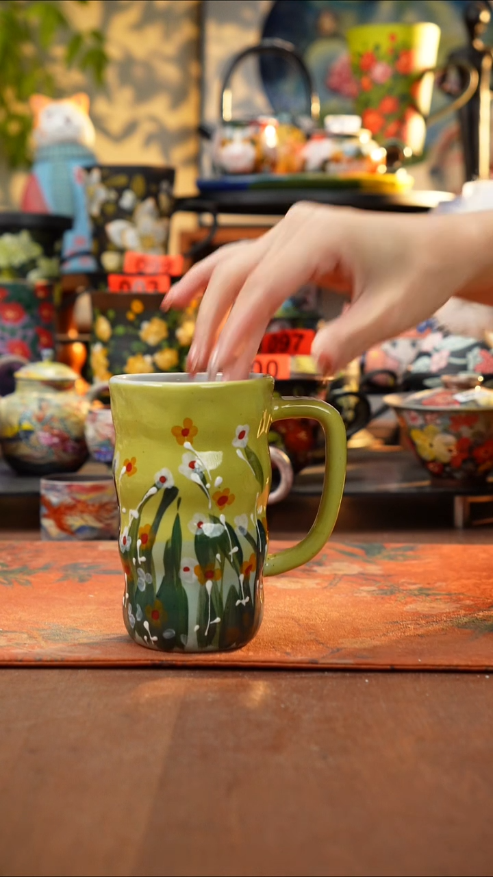 瓷片景德镇手工手绘122