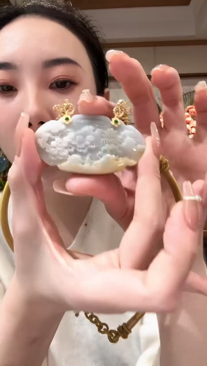 【闪购商品】翡翠颈饰未镶嵌国风
