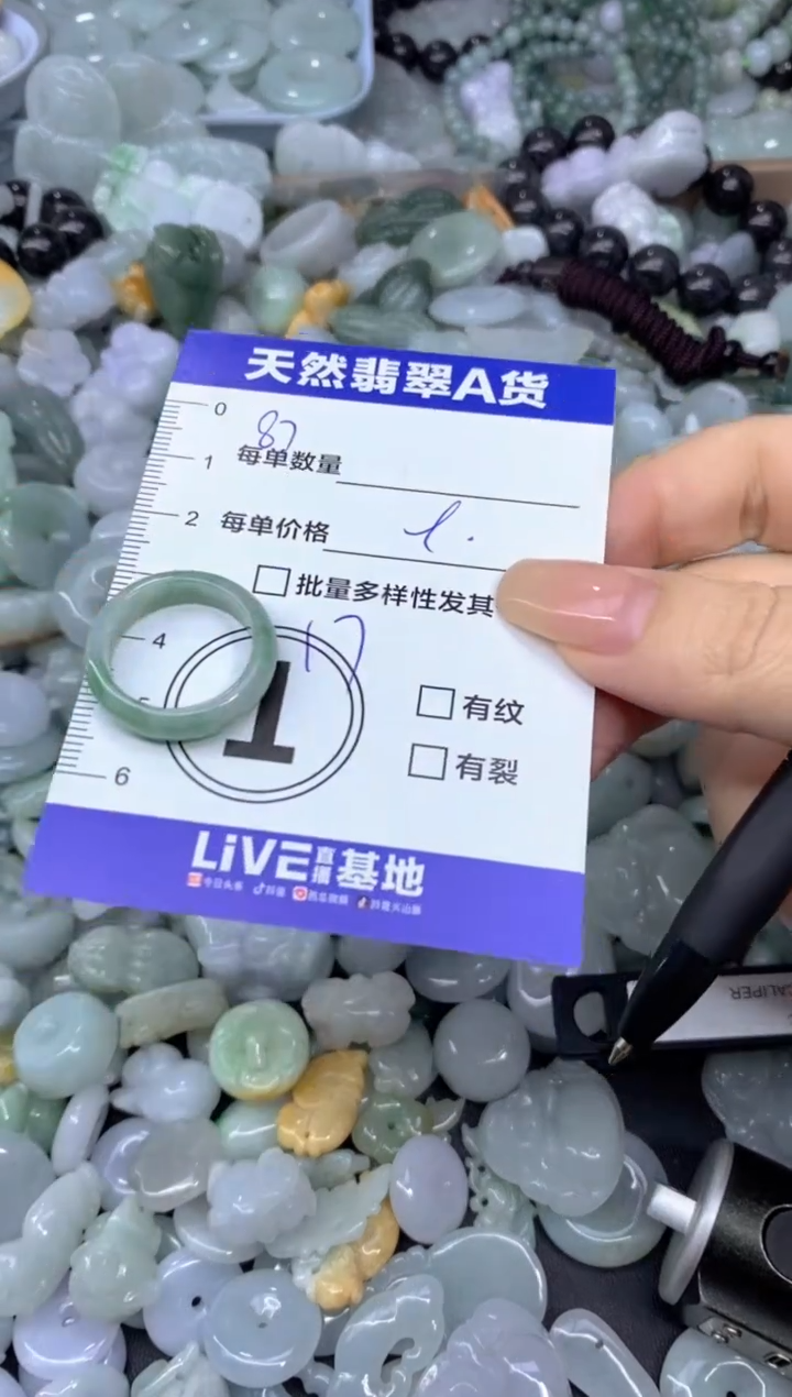 颈饰未镶嵌翡翠天然翡翠A货批量多样性发一件