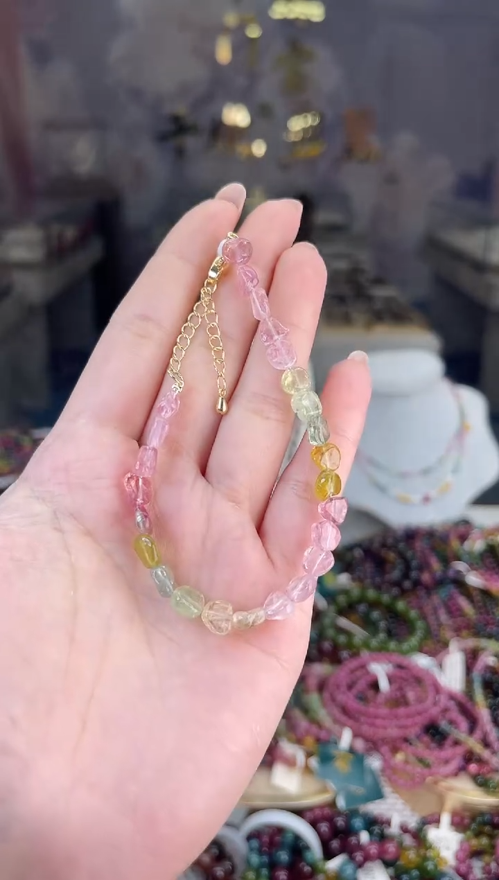 【闪购商品】碧玺/未镶嵌碧玺手链多样性发货