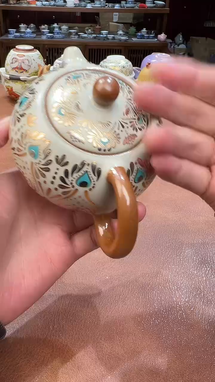 真的很便宜会开片的旅行茶具