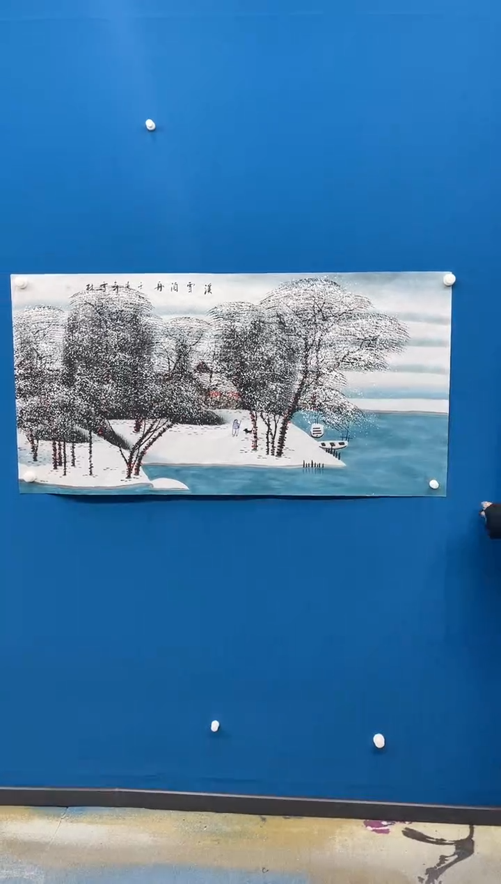 【闪购商品】国画张-四尺雪景/无框/W