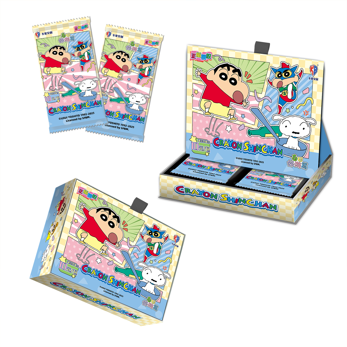 卡宝文创【歪】卡宝蜡笔10元包-春日郊游篇pvc卡 （默认代拆）