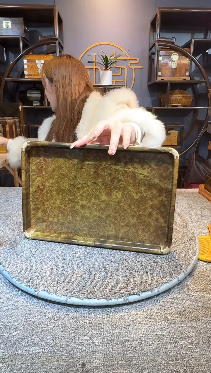 【闪购商品】乌木类成套家具阴沉乌木托盘Y26