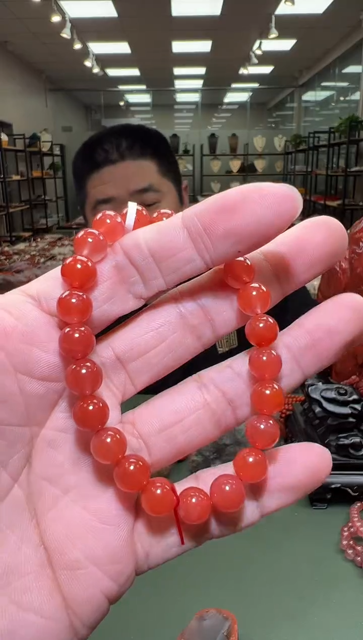 【闪购商品】南红玛瑙单圈手串未镶嵌一条约8mm 多样性发货