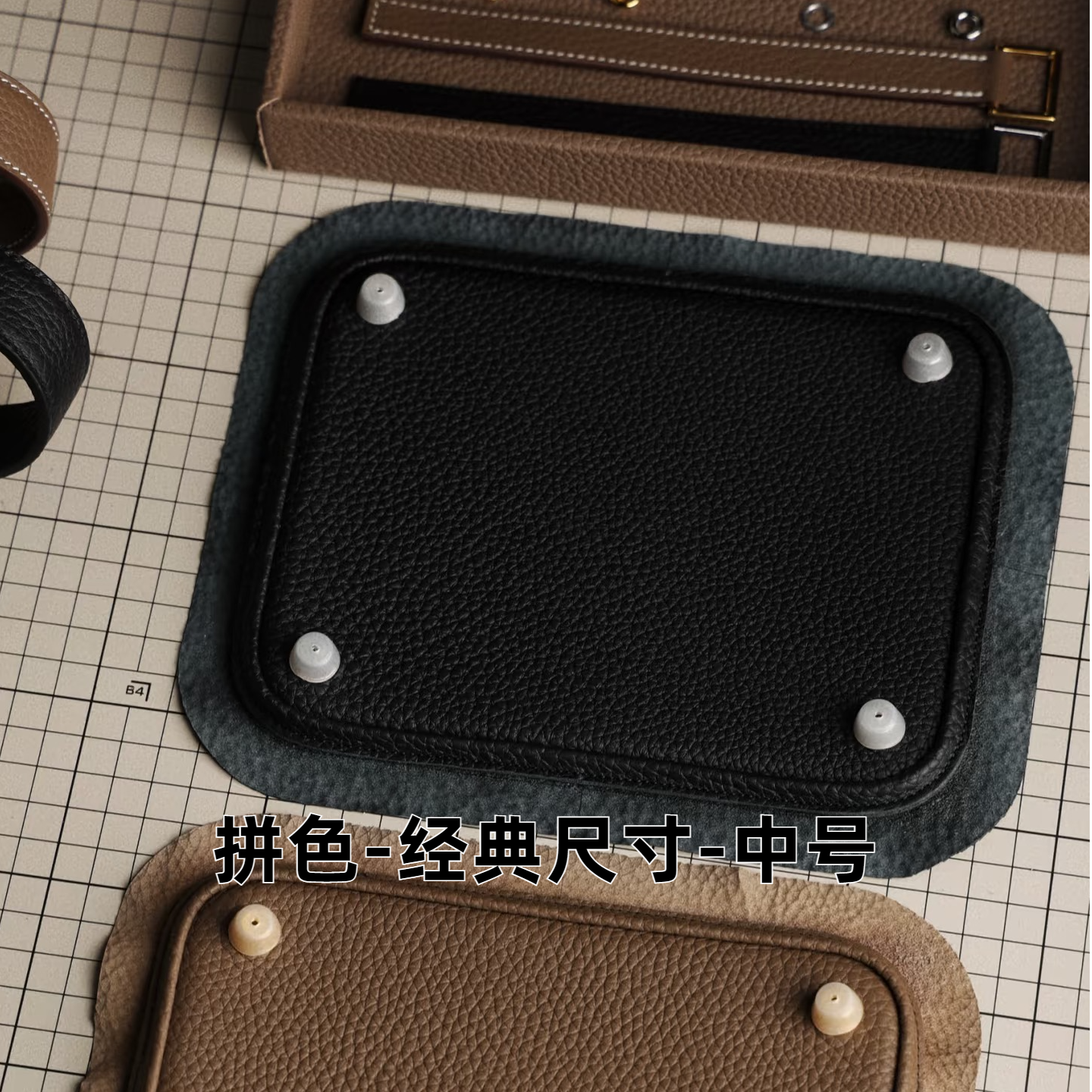 新款【CLZ中号拼色/经典尺寸】女包时尚大容量水桶百搭手提包