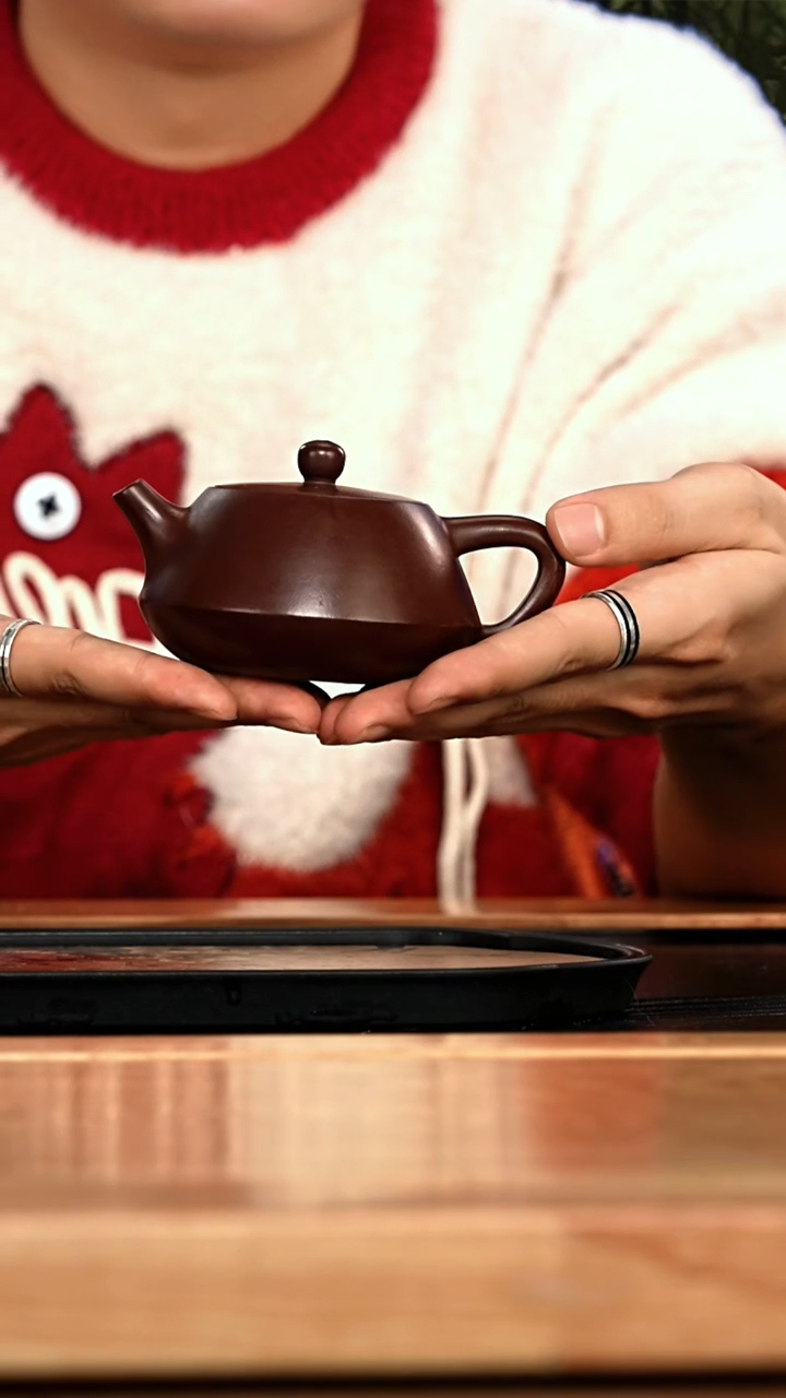 【闪购商品】紫砂茶壶紫柱础光素一只