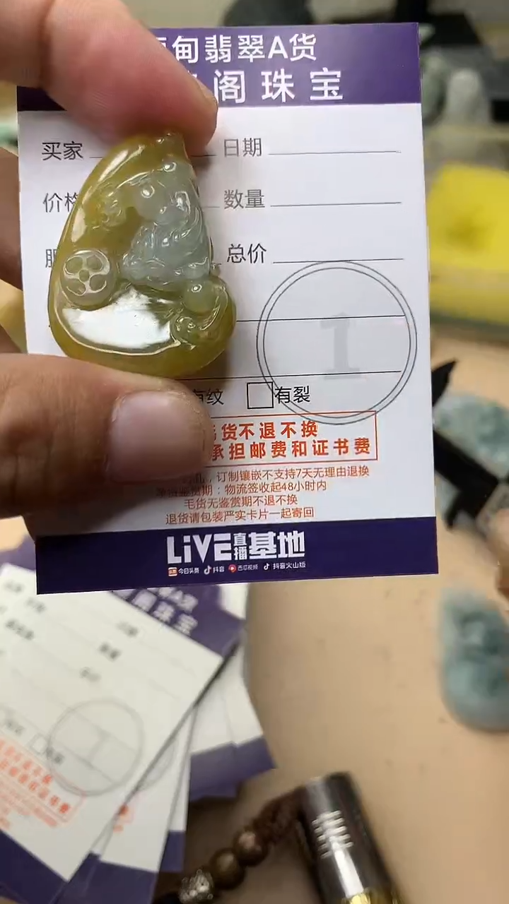 颈饰未镶嵌翡翠翡翠