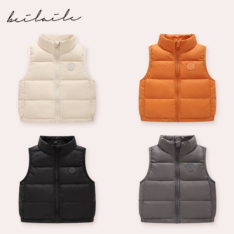 【三防贴标羽绒马甲】婴儿贴标马甲宝宝秋冬马甲i2 AM