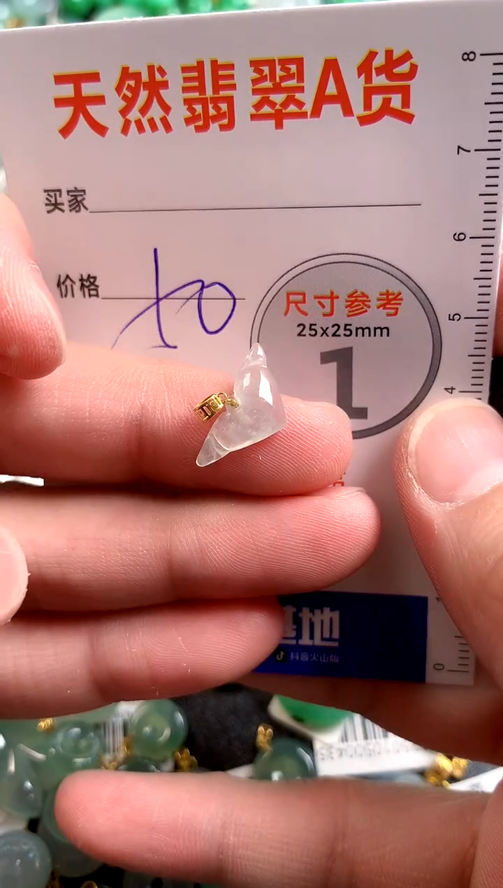 【闪购商品】翡翠颈饰18K金镶嵌14003124