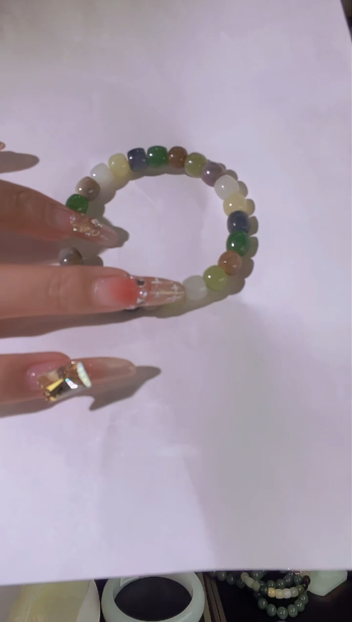 【闪购商品】和田玉手串未镶嵌和田玉 多宝手串