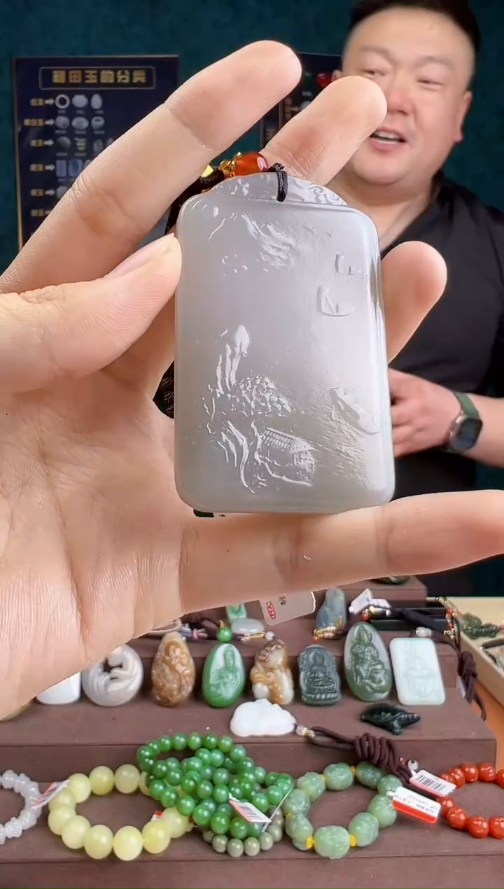 【闪购商品】和田玉颈饰未镶嵌ZZ 拍一发一 多样性发货