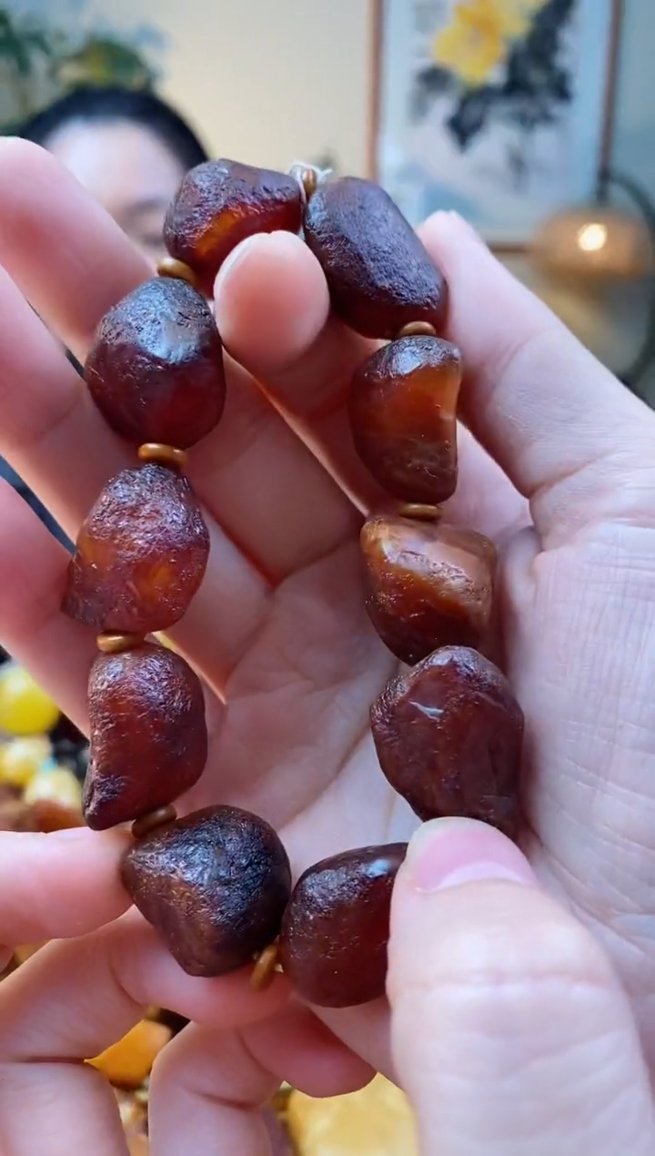 【闪购商品】琥珀手串未镶嵌手串