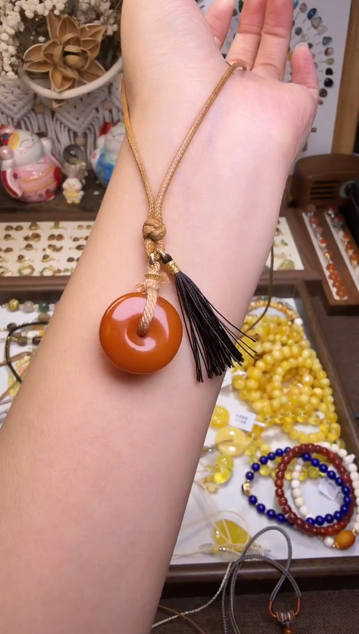 水晶摆件未镶嵌项链