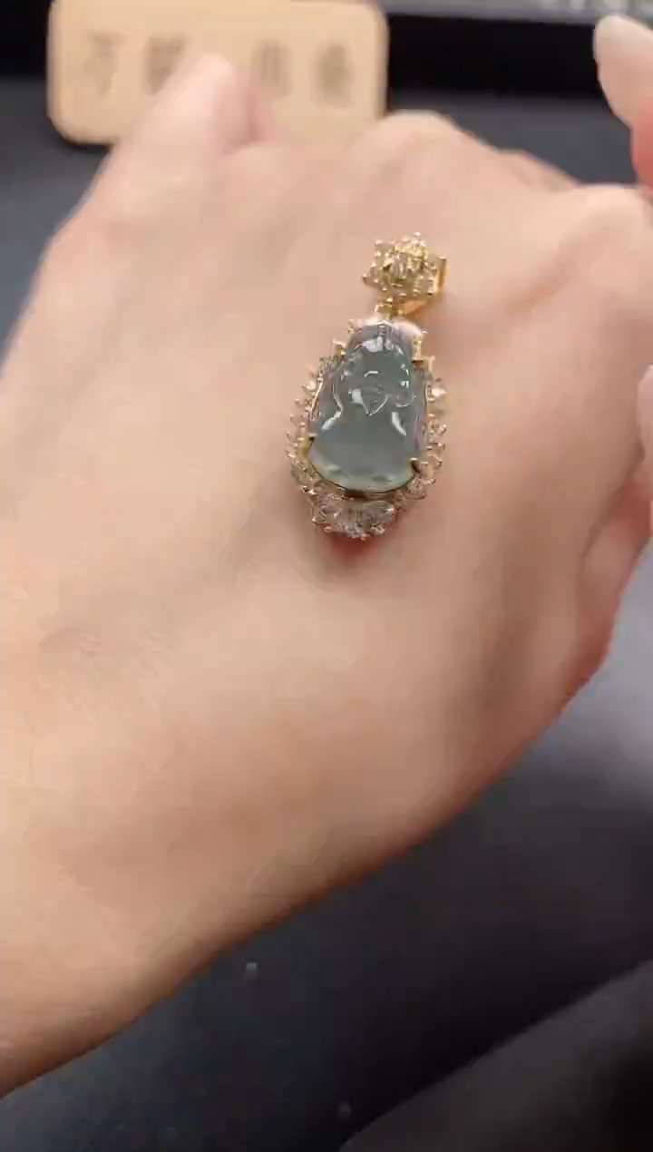 银S925镶嵌戒指翡翠51151