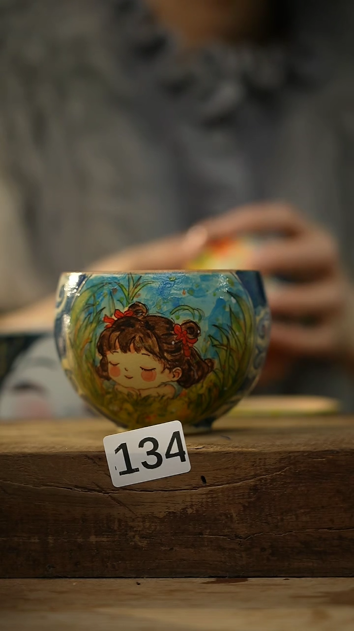 【闪购商品】瓷片新品！设计师手作款柴烧动物系列 迷糊