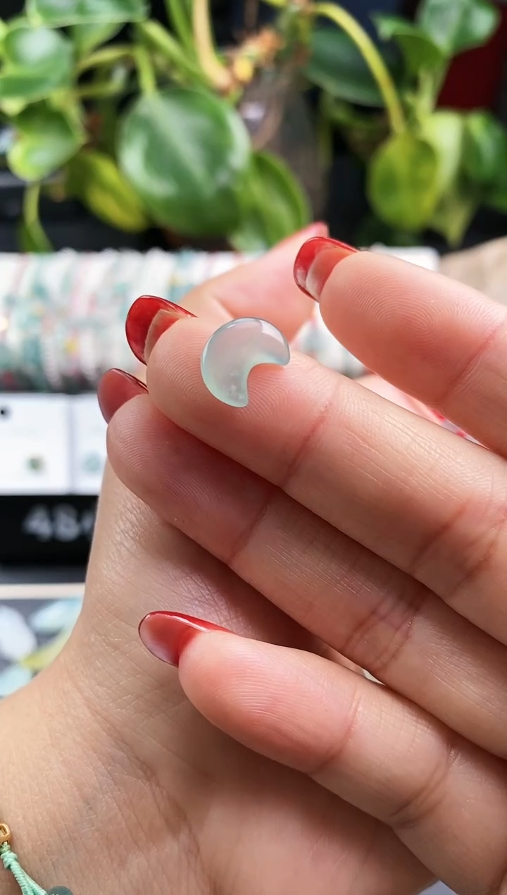 【闪购商品】翡翠戒指未镶嵌月亮