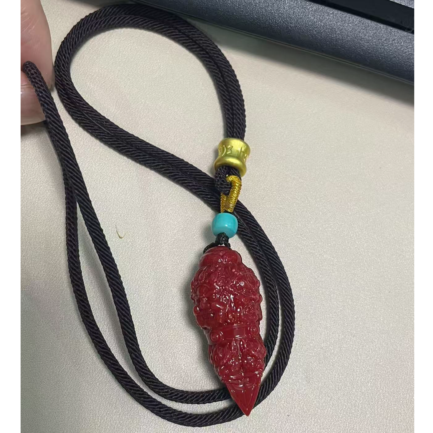 非金属珐琅吊坠 阿卡 杵 吊坠