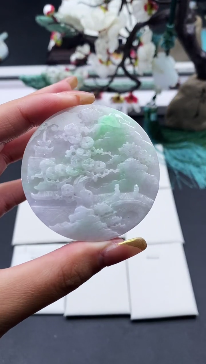 【闪购商品】翡翠吊坠(不含链)未镶嵌天然缅甸翡翠A货