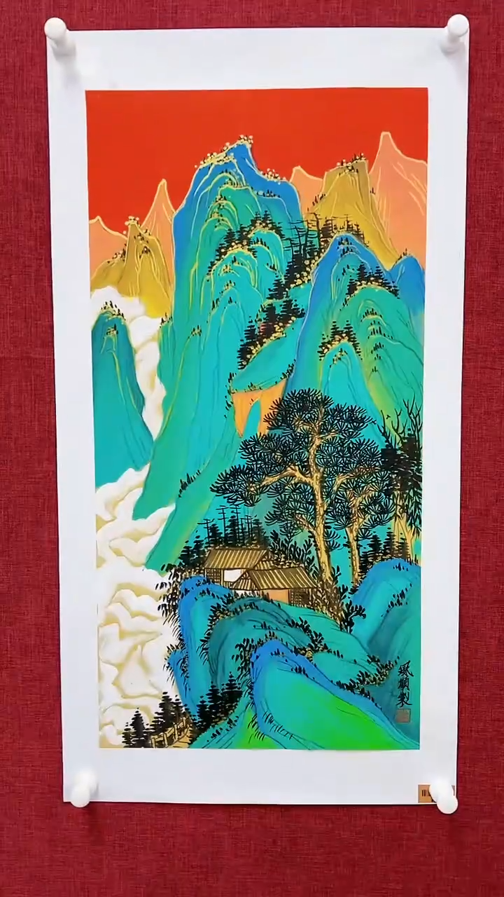 【闪购商品】绘画杨风顺绘画2平尺山水