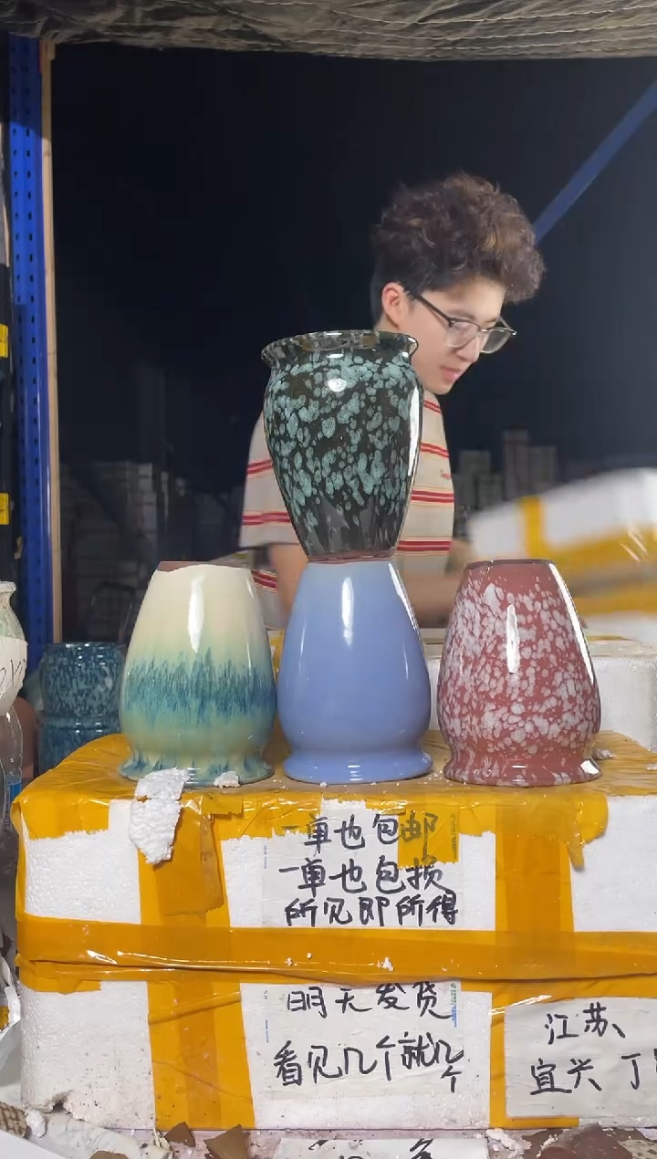 紫砂花盆紫砂花盆宜兴紫砂粗陶12*16